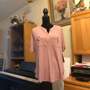 Pink /Coral Ladies top